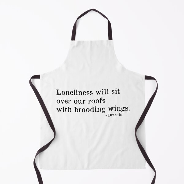 Item preview, Loneliness will sit over our roofs with brooding wings. - Dracula quote version 2 designed and sold by cosmic-comets.