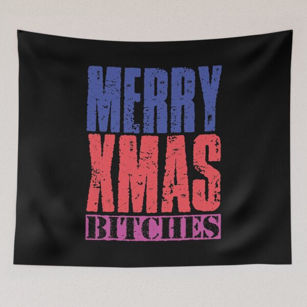 Item preview, Merry Xmas Bitches - Vintage Text designed and sold by Whimsical  Thinker.