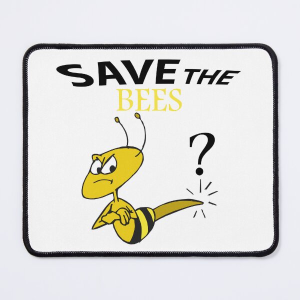 Item preview, Save the bees shits, save the bees phone cases, save the bees hats, save the bees shower curtain, save the bees backpack  designed and sold by Poussyarts.