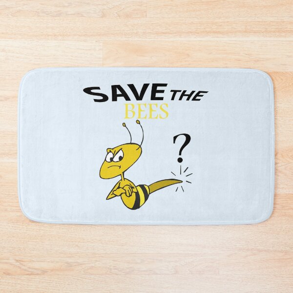 Item preview, Save the bees shits, save the bees phone cases, save the bees hats, save the bees shower curtain, save the bees backpack  designed and sold by Poussyarts.