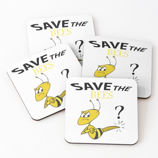 Item preview, Save the bees shits, save the bees phone cases, save the bees hats, save the bees shower curtain, save the bees backpack  designed and sold by Poussyarts.