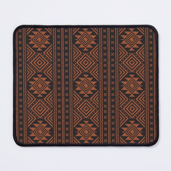 Item preview, Ekai Orange and Black African Tribal Pattern designed and sold by SoccaTamam.