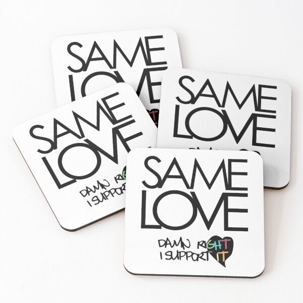 Item preview, Same Love - Macklemore Lyrics Fitted Scoop    designed and sold by KasumiTakahashi.