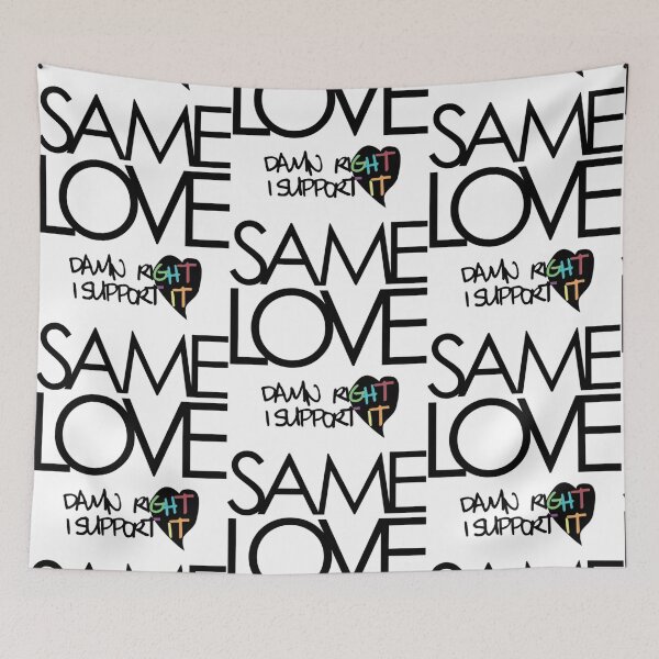 Item preview, Same Love - Macklemore Lyrics Fitted Scoop    designed and sold by KasumiTakahashi.