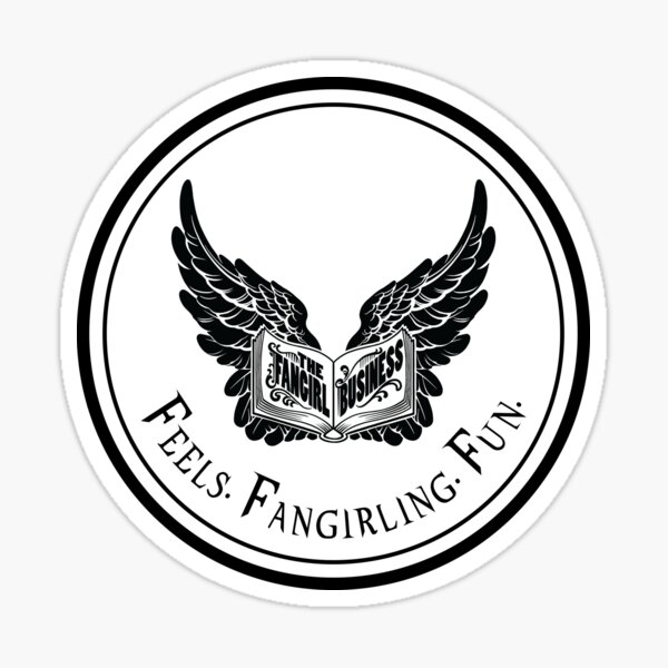 The Fangirl Business: "Feels. Fangirling. Fun." Slogan Sticker