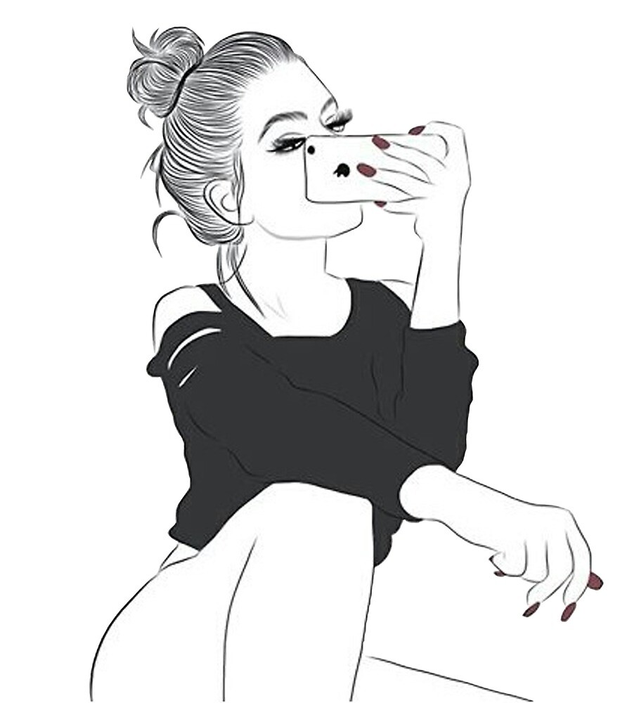 "Selfie-Mädchen" von Karen Cho | Redbubble