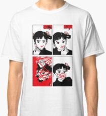Anime Girl Red Lipstick Classic T-Shirt