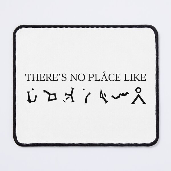 Item preview, Stargate there’s no place like earth, black letters designed and sold by Randompicture.