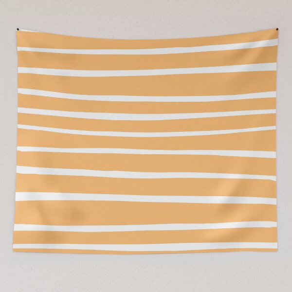 Item preview, White hand drawn lines on yellow background designed and sold by BattaAnastasia.