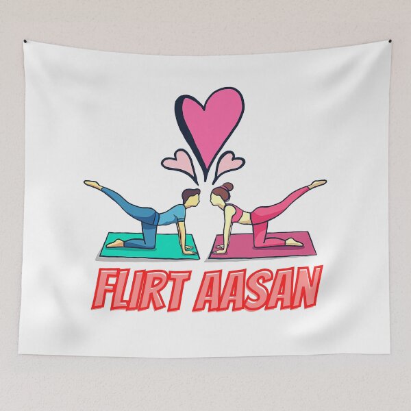 Aperçu de l'œuvre Flirter aasan : yoga : flirter créée et vendue par FLIRTAASAN.