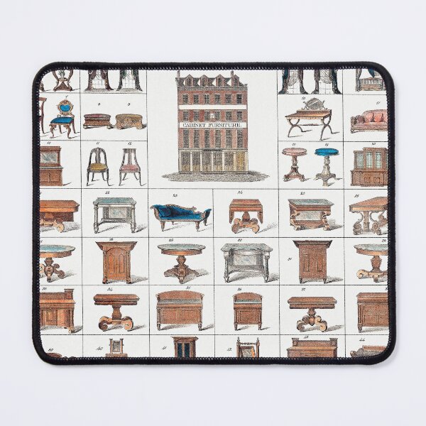 Item preview, Vintage Furniture and Chairs Collection designed and sold by TamDigitalPrint.