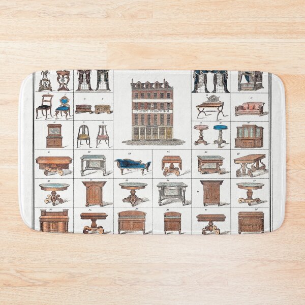 Item preview, Vintage Furniture and Chairs Collection designed and sold by TamDigitalPrint.