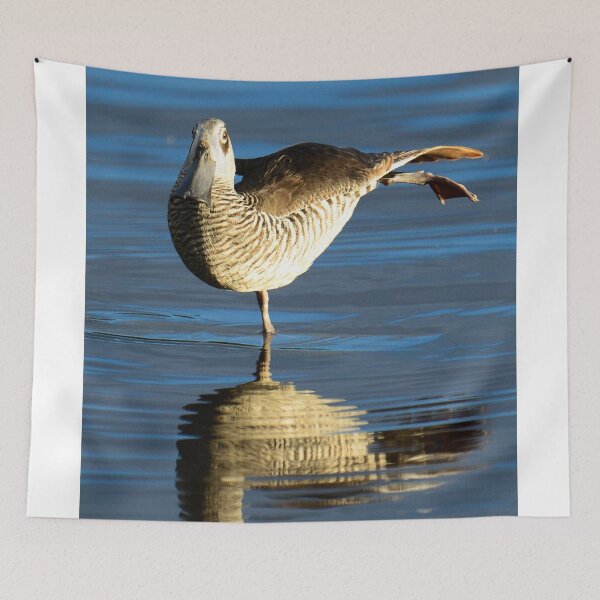 Item preview, Pink-eared duck arabesque designed and sold by nadine henley.