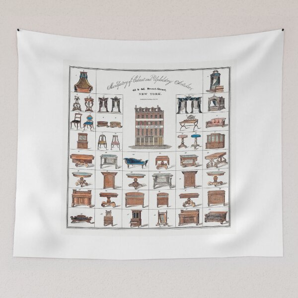 Item preview, Vintage Furniture and Chairs Collection designed and sold by TamDigitalPrint.