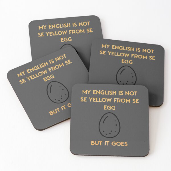 Item preview, Denglish My english is not the yellow from the egg designed and sold by ART3M1S1A.