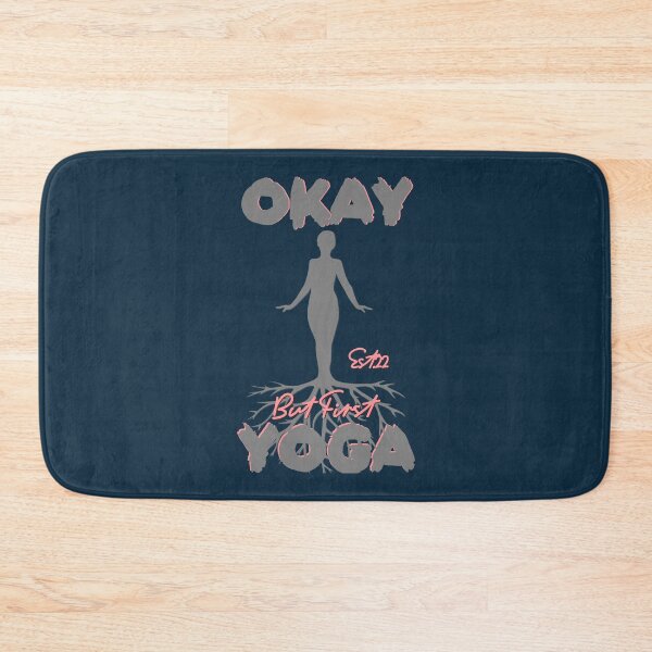Item preview, OKAY BUT FIRST YOGA  designed and sold by GAADesignz.