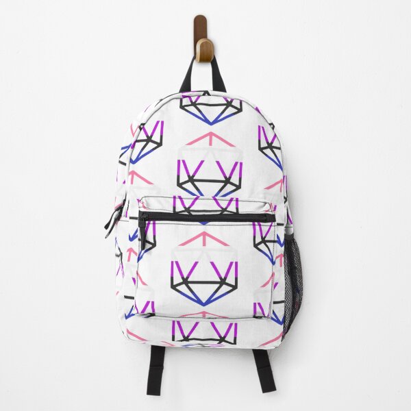 Item preview, Genderfluid pride D20 D&D designed and sold by Moss McPeak.