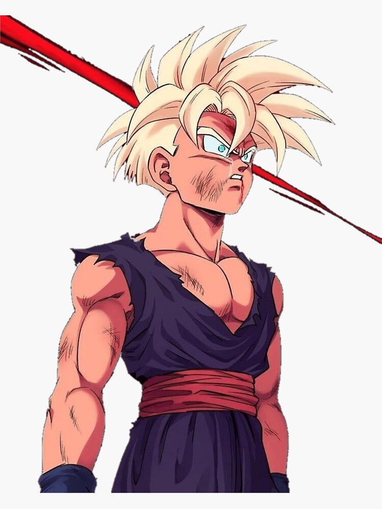 Gohan Ssj2 Sticker For Sale By Zoro Design Redbubble 9181