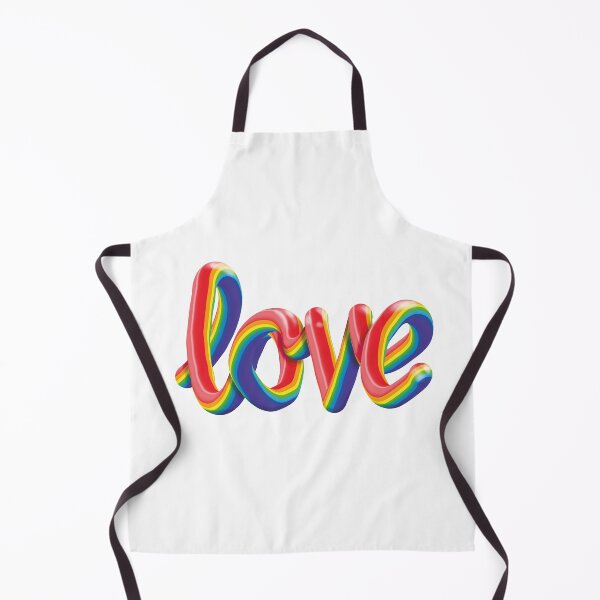 Item preview, Love 3D Text Lettering Rainbow Gay Pride Flag designed and sold by Ciara Shortall.