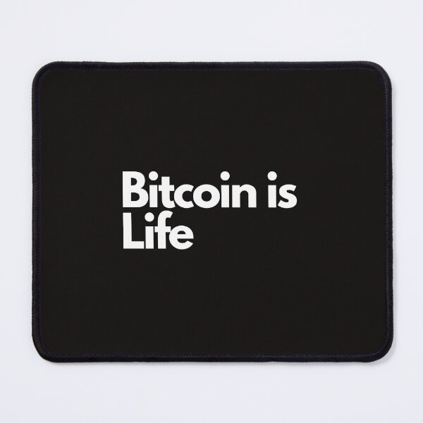 Item preview, Bitcoin is Life designed and sold by CryptoBeings.