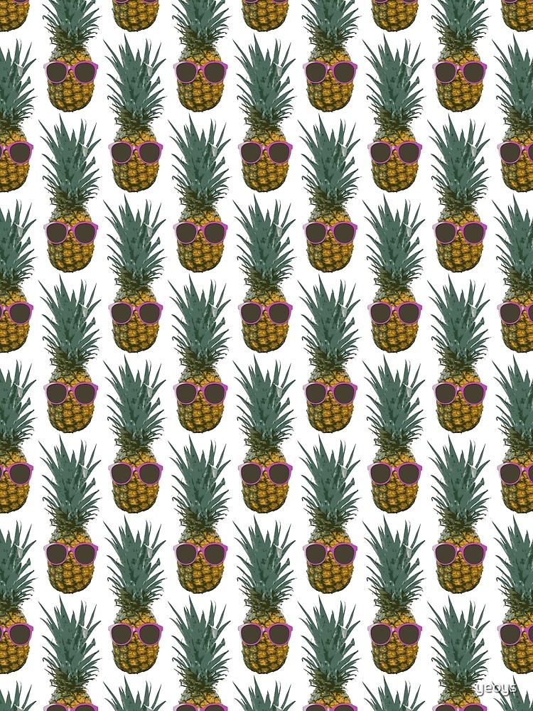Colorfull Pineapple Pink Sunglasses > Funny Fruits by yeoys