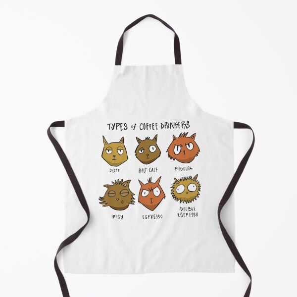 Item preview, Funny coffee cats Types of coffee drinkers designed and sold by 1White-Rabbit.