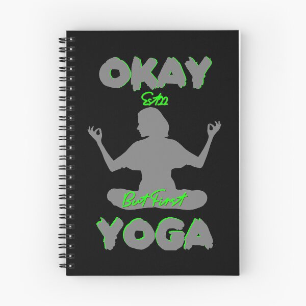 Item preview, OKAY BUT FIRST YOGA  designed and sold by GAADesignz.
