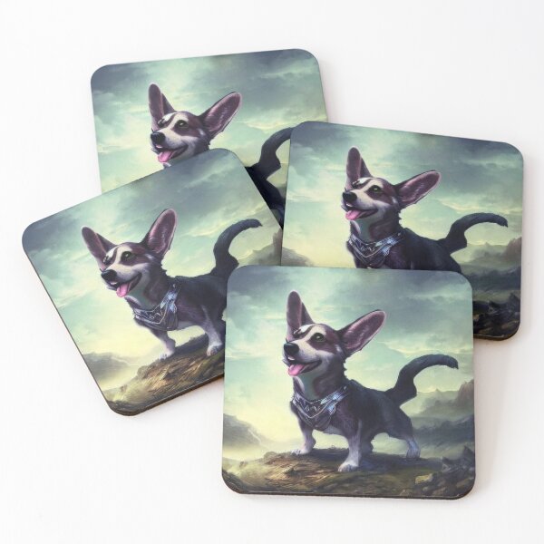 Item preview, AI Generated Art, War Corgi designed and sold by RabbitHoleMI.