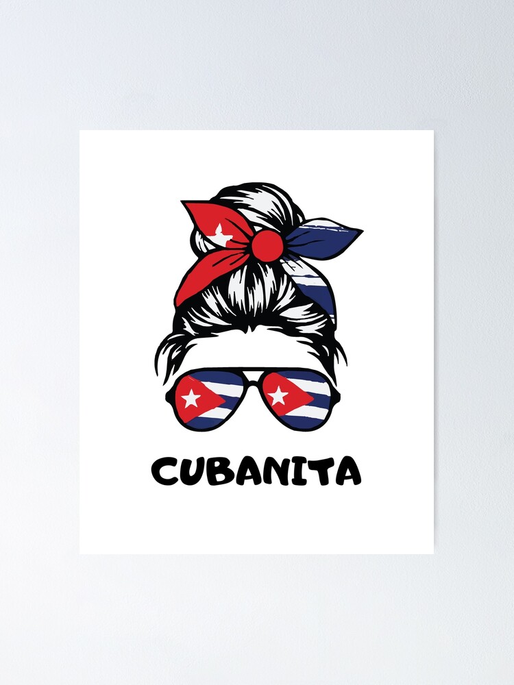 Cubanita Cuban Girl Poster For Sale By Haraldhodenhans Redbubble 5776
