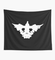 Crow Skull - Rorschach Shirt - Before the Storm - Life is Strange 1.5 Wall Tapestry