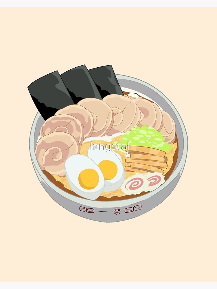 Svin sandwich handicappet Delicious Anime Ramen" Art Board Print for Sale by langstal | Redbubble