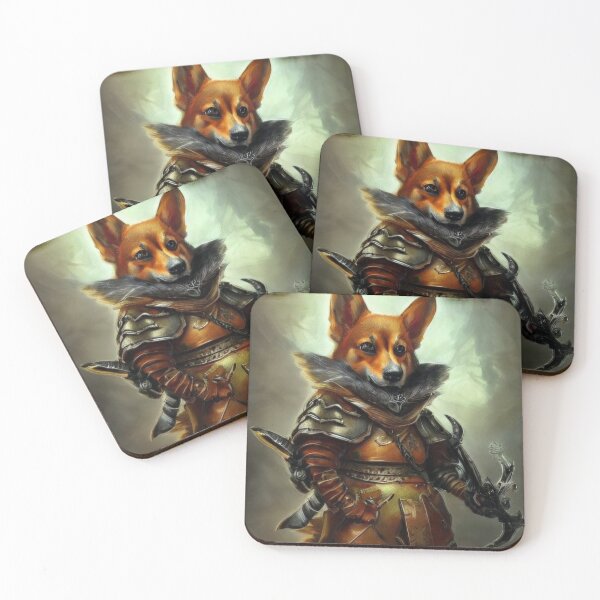 Item preview, AI Generated Art, War Corgi designed and sold by RabbitHoleMI.