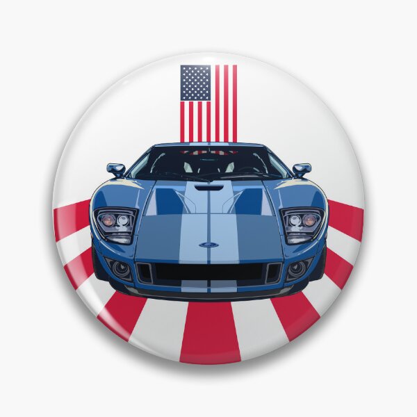 Item preview, Artwork Illustration GT Ford - Muscle car - USA designed and sold by SketchNinja.