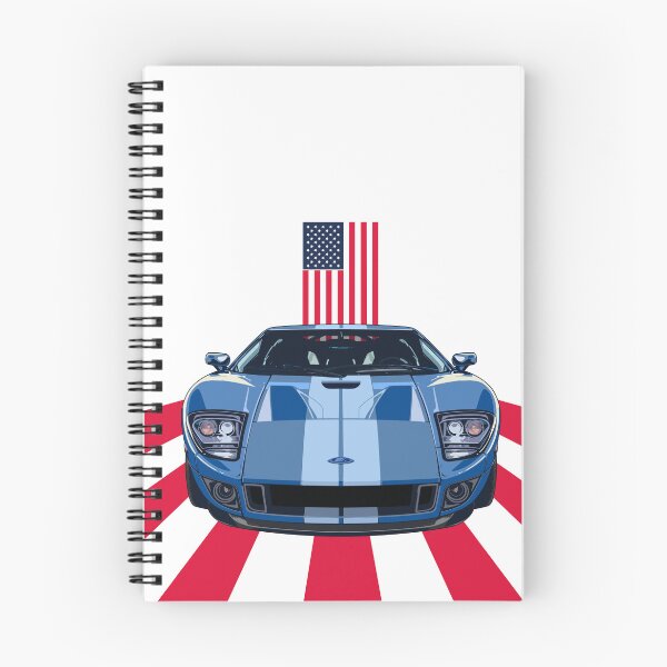 Item preview, Artwork Illustration GT Ford - Muscle car - USA designed and sold by SketchNinja.
