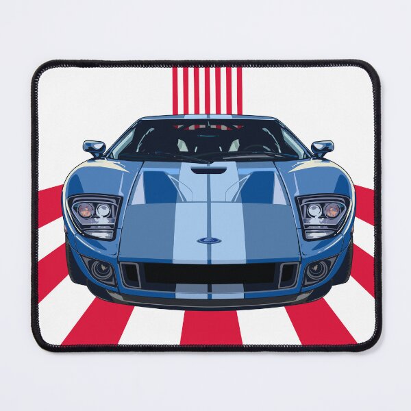 Item preview, Artwork Illustration GT Ford - Muscle car - USA designed and sold by SketchNinja.