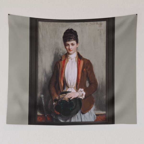 Item preview, Portrait Of Miss Dorothea Gwladys Tombs by Archibald Stuart-Wortley Remastered Xzendor7 Classical Art Old Masters Reproductions designed and sold by Xzendor7 Digital Art Creations.