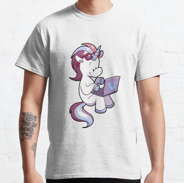 Laptop unicorn Classic T-Shirt