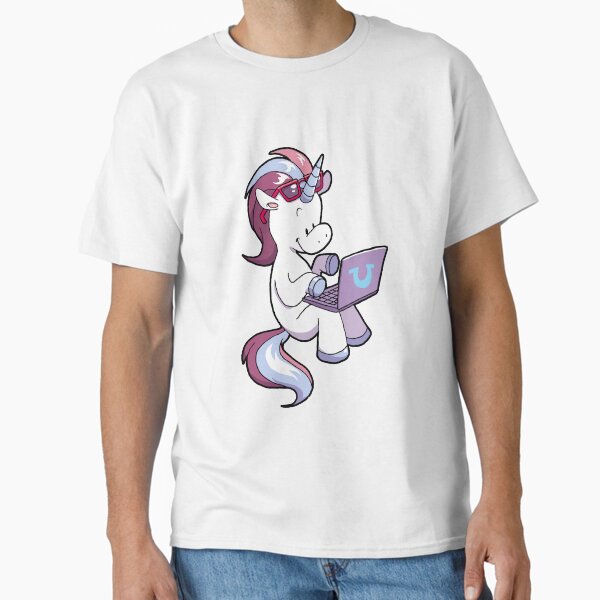 Laptop unicorn Classic T-Shirt