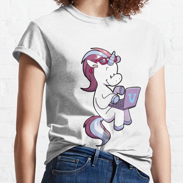 Laptop unicorn Classic T-Shirt