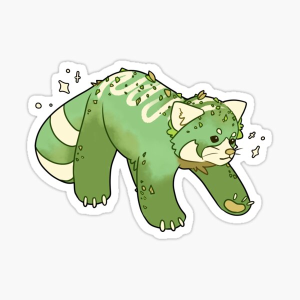 Item preview, Pistachio Ice Cream Red Panda designed and sold by kalfya arts.