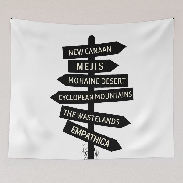 Item preview, The Dark Tower - Mid-World Sign Post designed and sold by humnoo.