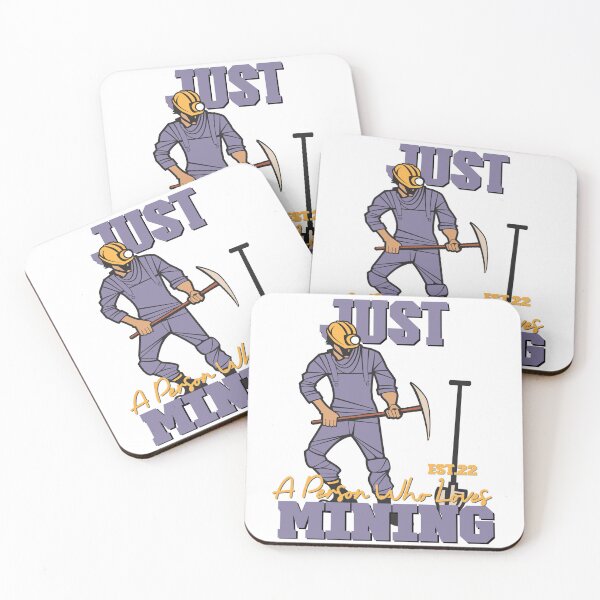 Item preview, Copy of JUST A PERSON WHO LOVES MINING designed and sold by GAADesignz.