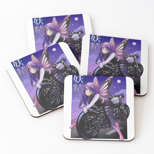 Item preview, Fairy on motorcycle Anime Lovers Gifts Idea Girls designed and sold by 1White-Rabbit.