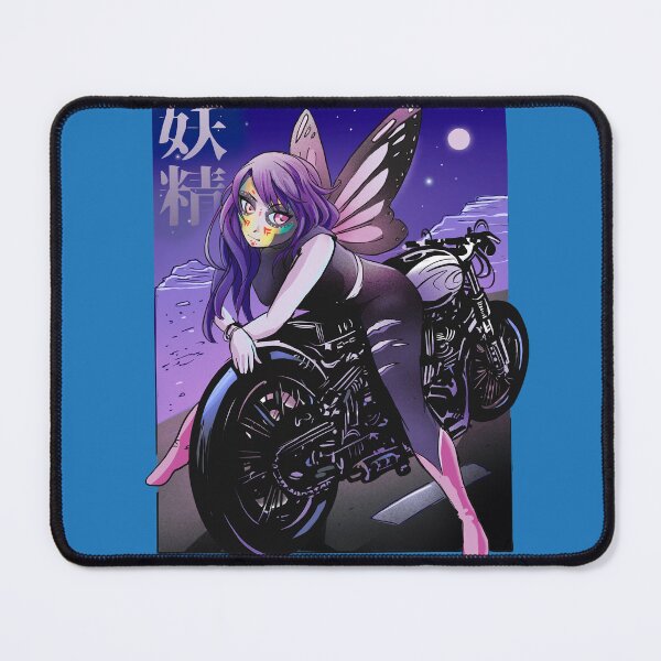 Item preview, Fairy on motorcycle Anime Lovers Gifts Idea Girls designed and sold by 1White-Rabbit.