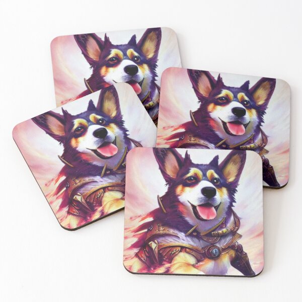 Item preview, AI Generated Art, War Corgi designed and sold by RabbitHoleMI.