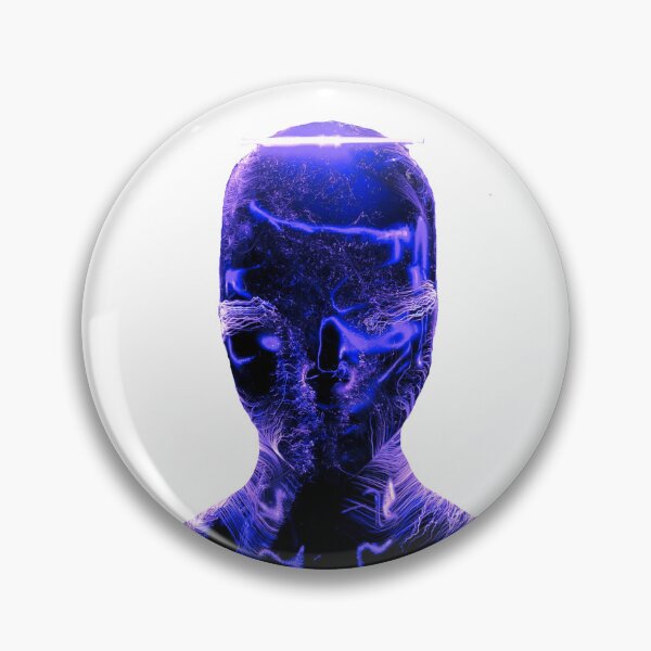 Item preview, Unusual Purple Neon Face, Futuristic style designed and sold by Dven-Clothes.