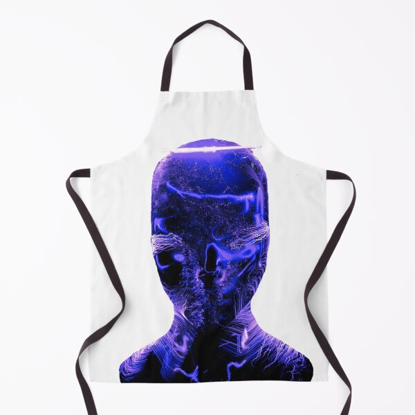 Item preview, Unusual Purple Neon Face, Futuristic style designed and sold by Dven-Clothes.