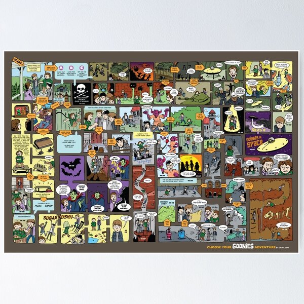 Item preview, Choose your own Goonies adventure! designed and sold by tupa.