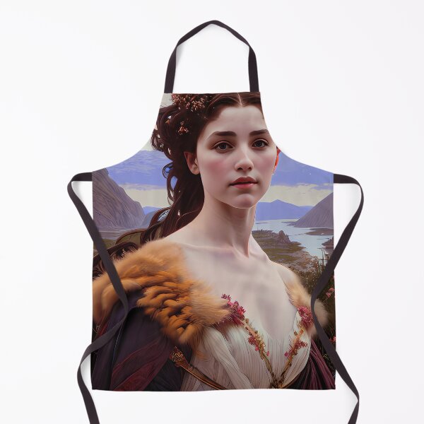 Item preview, Portrait of a beautiful maiden, lost by the river in a fantasy land. designed and sold by ruidaniel.