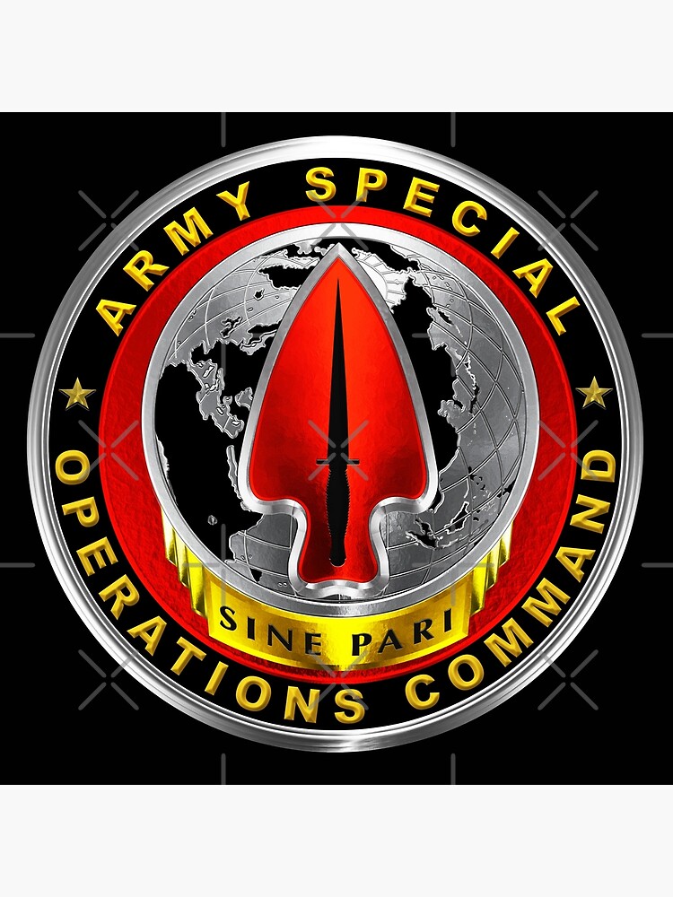 "Army Special Operations Command Poster for Sale by